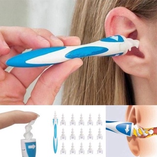 [IN STOCK] 16pcs Ear Cleaner Ear Wax Cleaning Kit Spiral Silicon Ear cleaning Care Tools For Ear Beauty Health Ear Pick Earwax Removal Tool