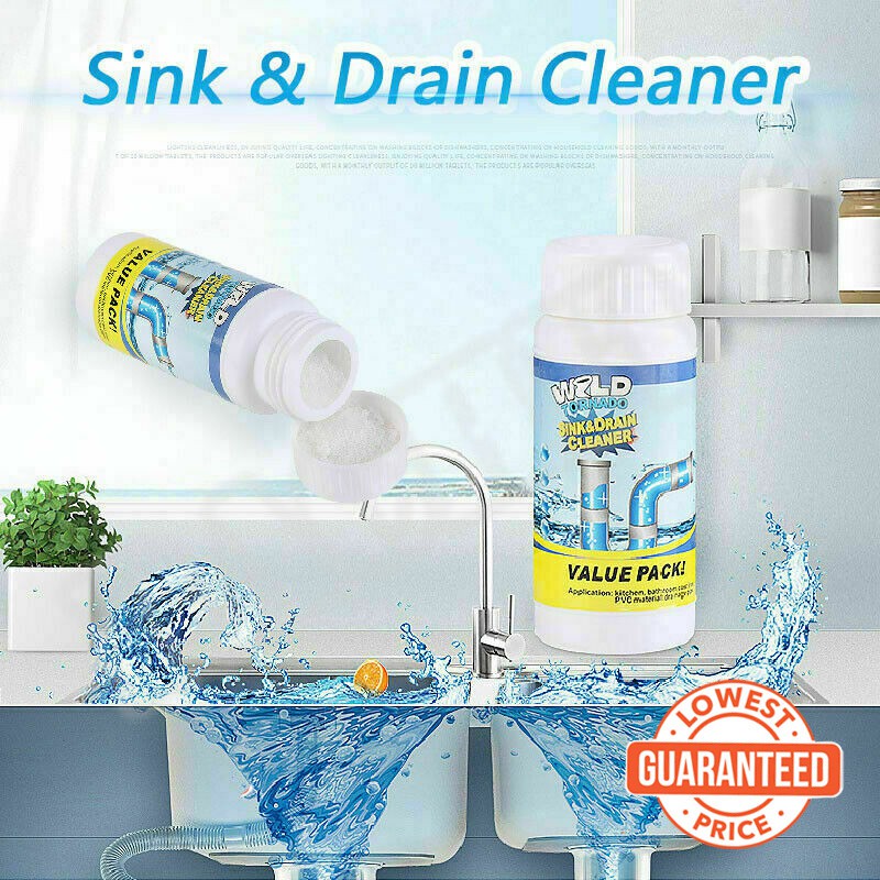 COD 110g Wild Tornado Powerful Sink & Drain Cleaner High Efficiency