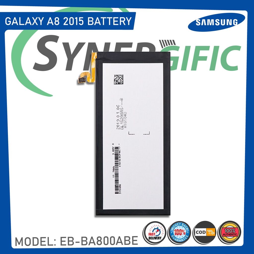 Original Samsung Galaxy A8 2015 Battery SM-A8000, A800F, A800S Model:  EB-BA800ABE (3050mAh) ORIGINAL | Shopee Philippines