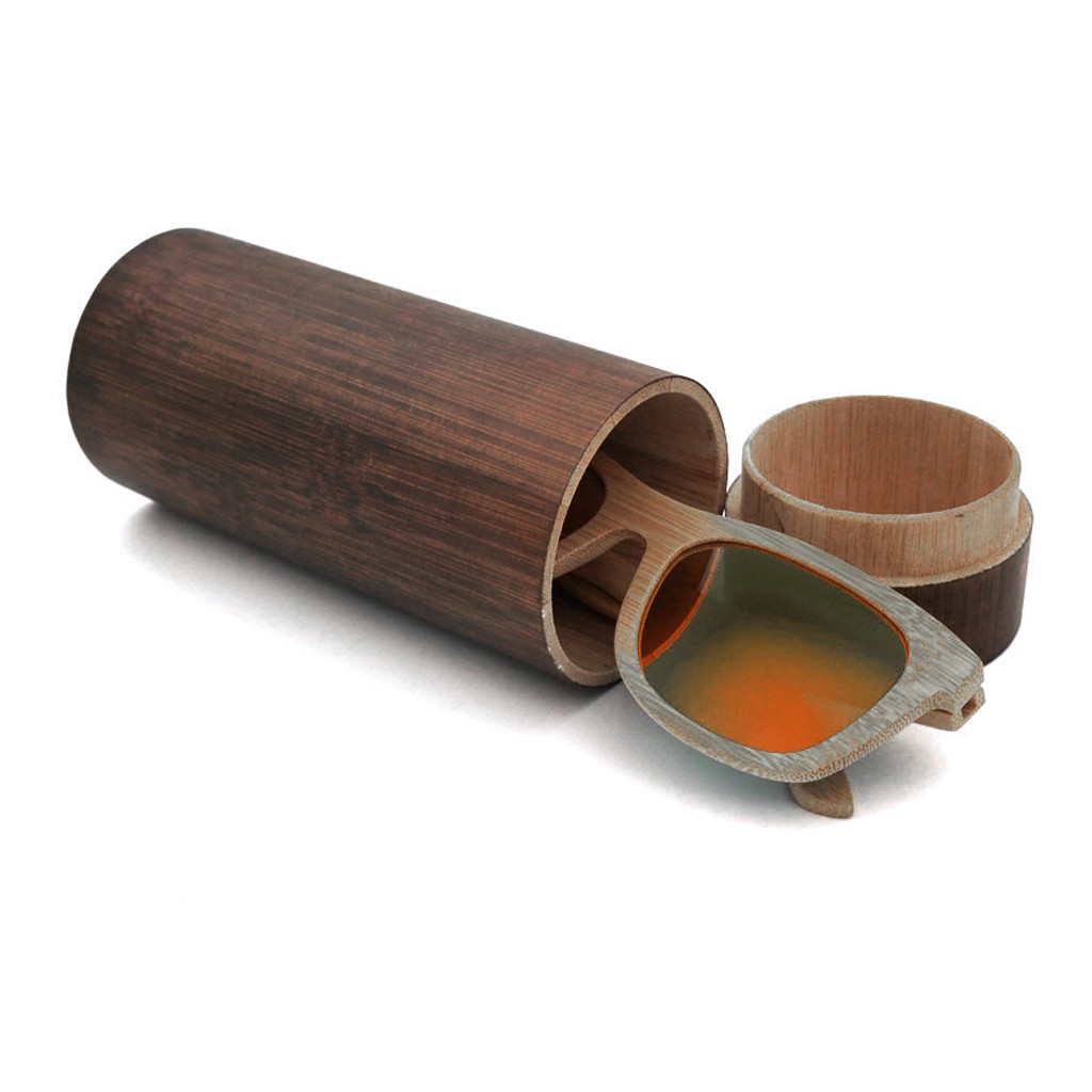 wooden sunglasses case