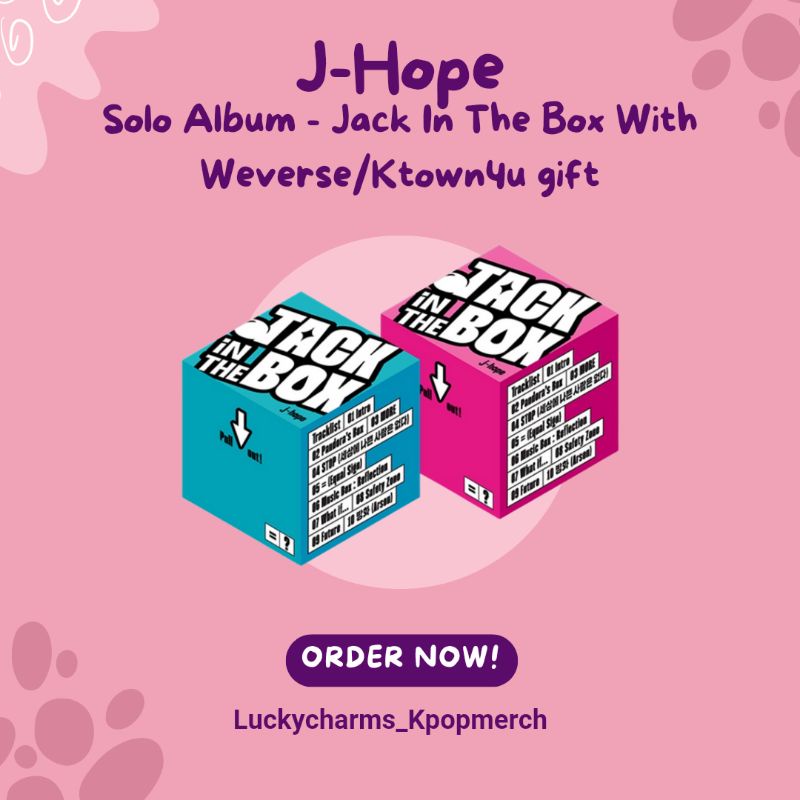 BTS JHope Solo album Jack In The Box with Weverse(includes weverse