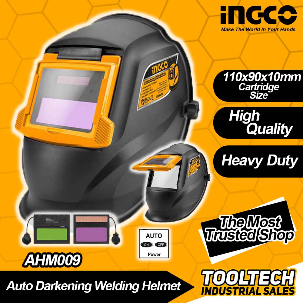 INGCO Auto Darkening Welding Helmet *TOOLTECH* Shopee Philippines