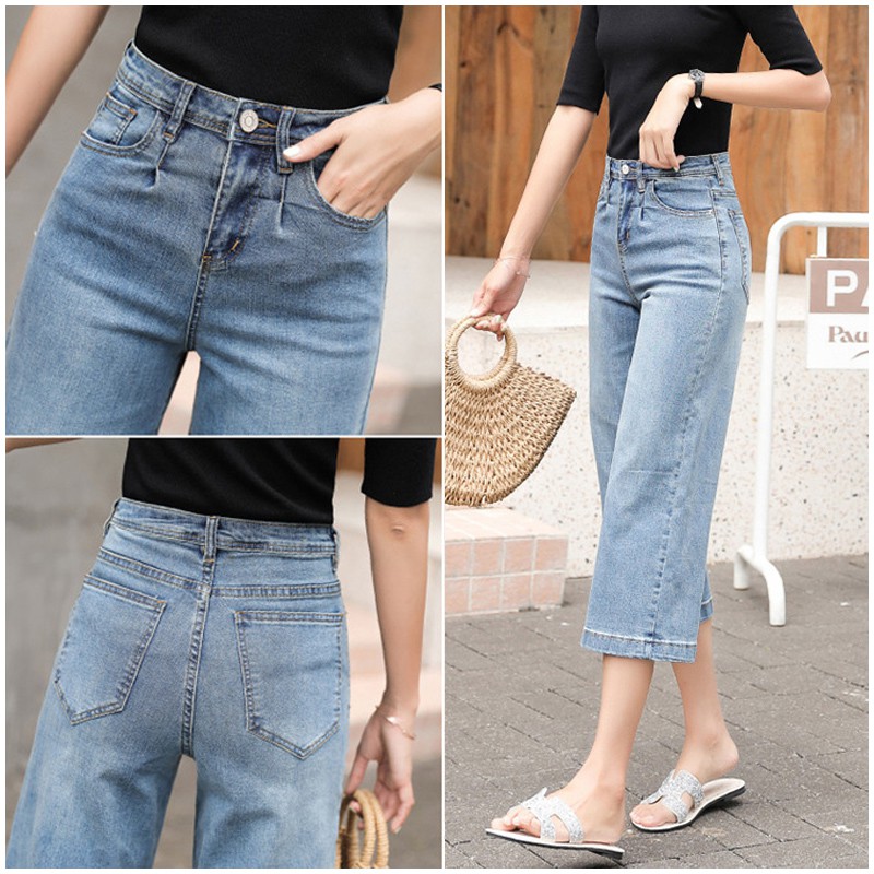 high waist jeans trousers for ladies