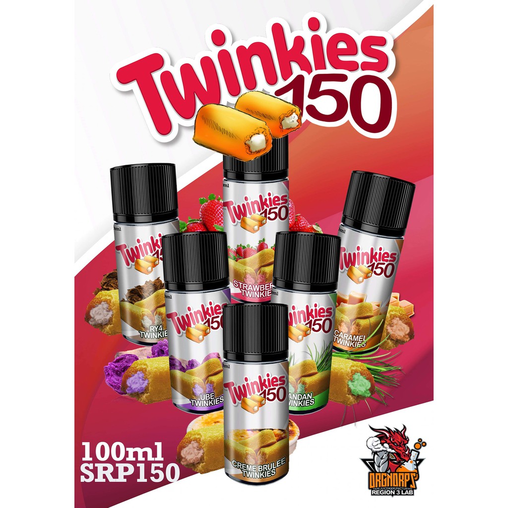 Twinkies 100ml Vape Juice 3mg E Liquid Vaping Low Strength High VG