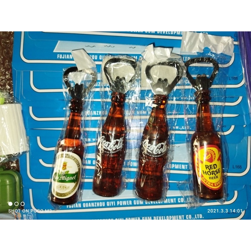 Coca cola san mig coke ref magnet bottle opener souvenir fridge decor gift ideas