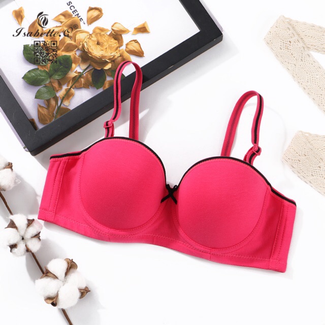 Isabelle.Q CUP B cotton Push up bra comfortable bra 513 | Shopee ...