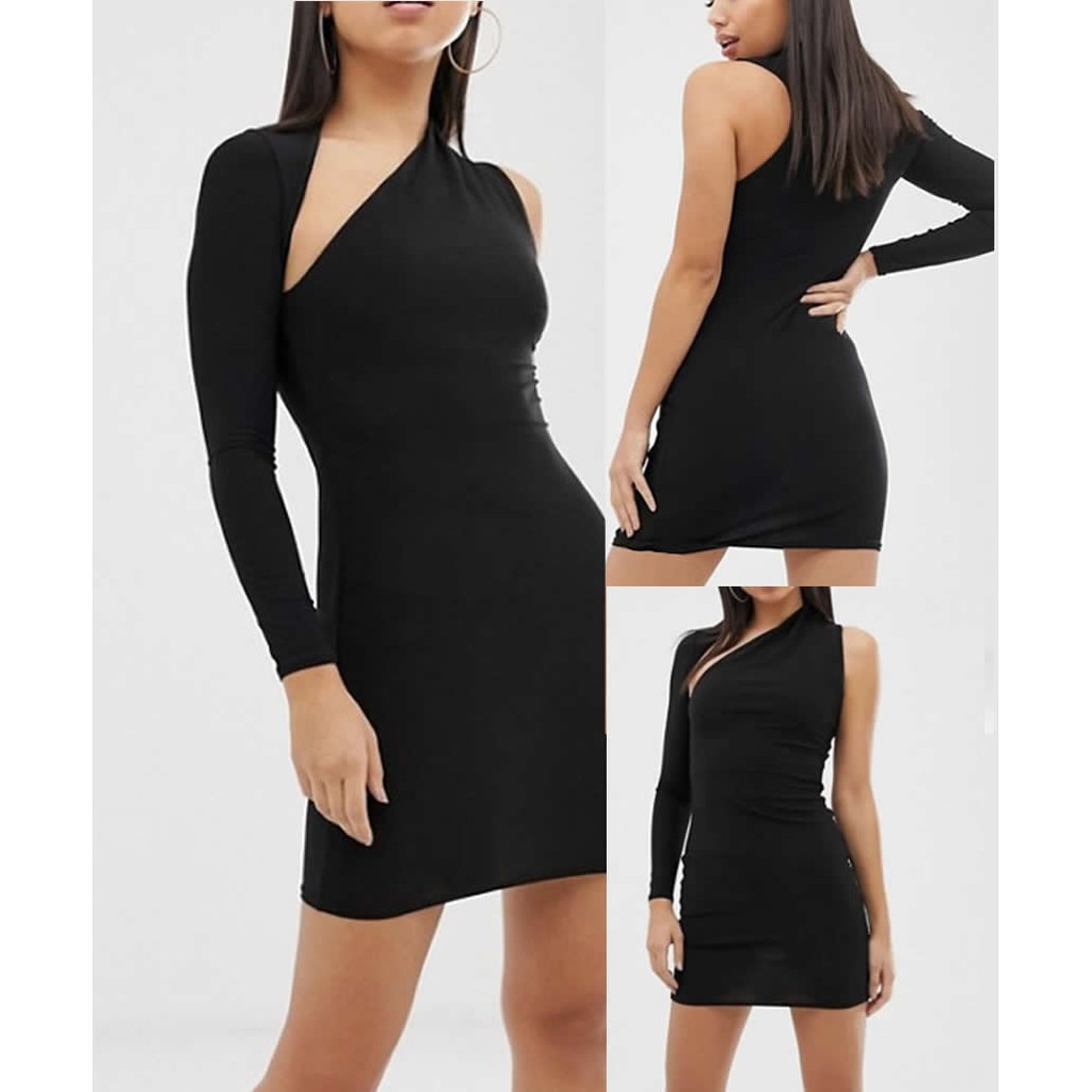 cut out sleeve dress