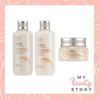 [AUTHENTIC] The Face Shop Rice & Ceramide Moisturizing Toner 150ml  / Emulsion 150ml / Cream 50ml