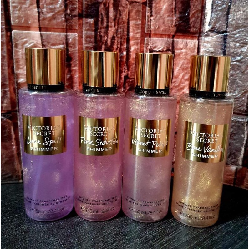 Victorias Secret Shimmer Collection Body Mist | Shopee Philippines