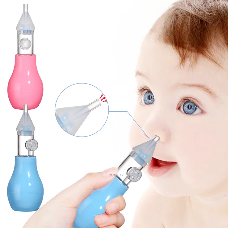 Neonatal Infant Silicone Nasal Aspirator Pump Type Cold Nasal Mucus