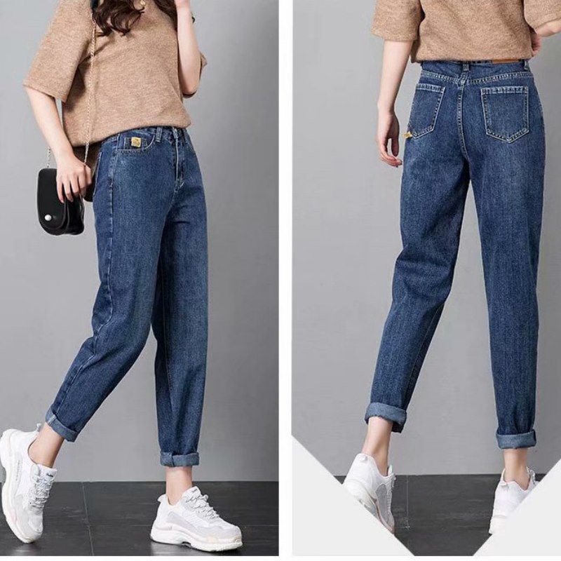 high waist maong pants