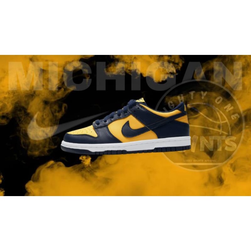 dunk low retro michigan