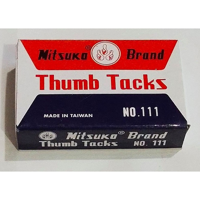 MITSUKO BRAND Thumb Tacks No. 111 Thumb Tacks Gold Color Thumb Tacks Sold Per Mini Box Shopee