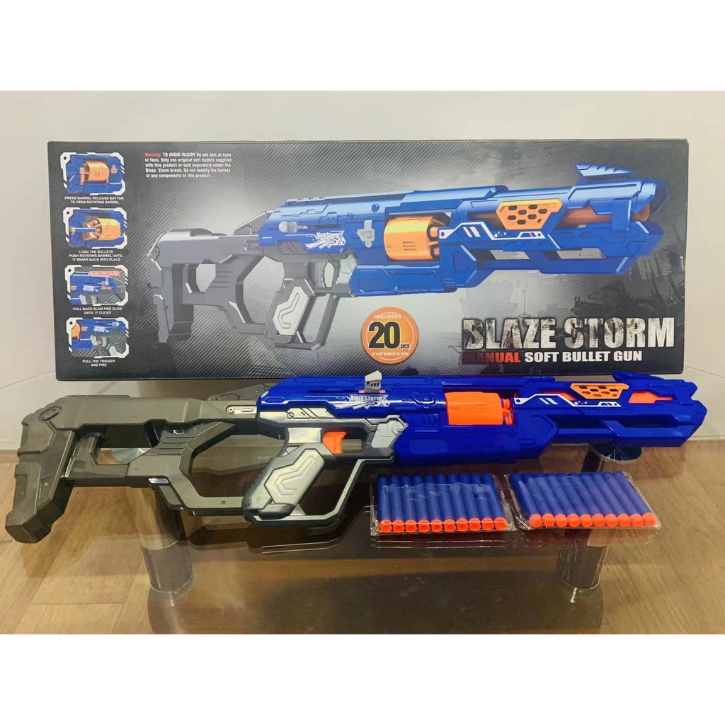 Сколько стоит blaze storm manual soft bullet gun