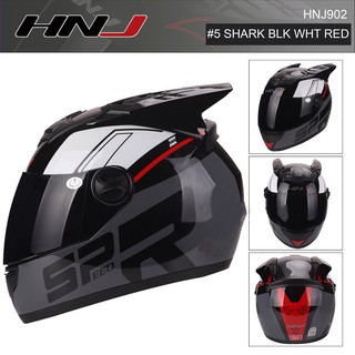HNJ full face helmet motors open face helmets motor COD motorcycle 902SG #3