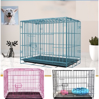 Hello Paws Dog Cage with Poop Tray Heavy Duty Pet Collapsible Cage Foldable Pet Cage (CHEAPEST)