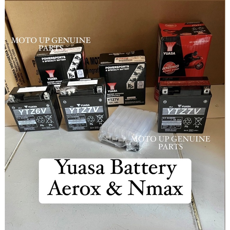 Yuasa Battery Aerox v1 & v2 Nmax v1 & v2 Yamaha Genuine Shopee