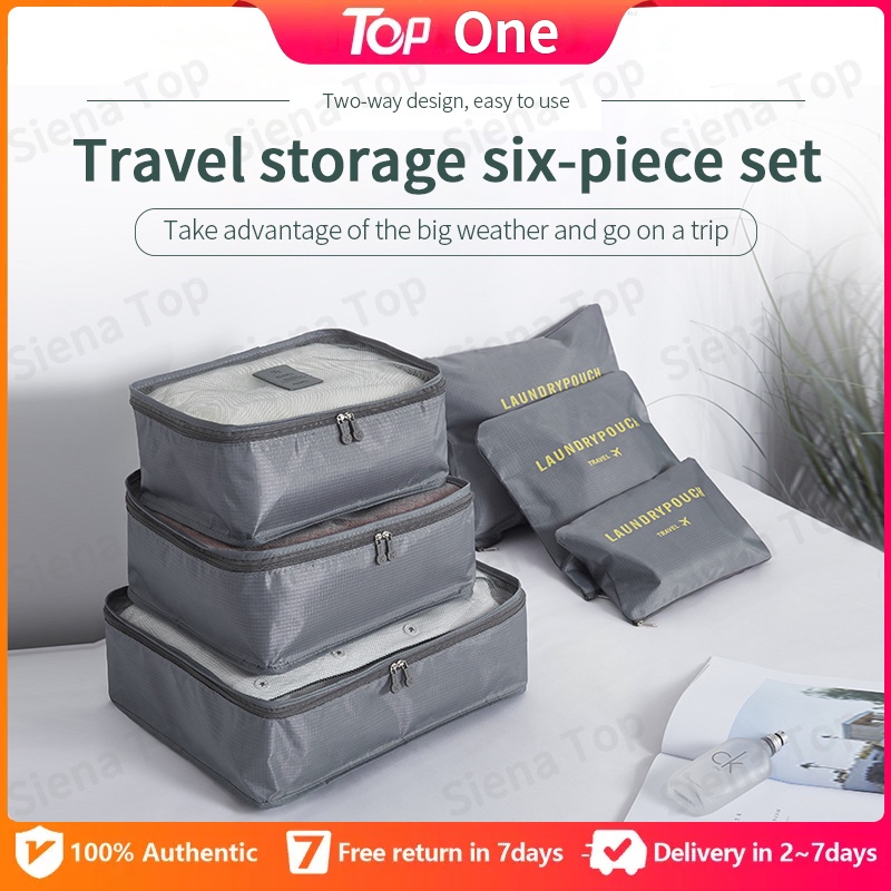 Sienna 6 in 1 Travel Organizer Laundry Pouch travel luggage bag clothes