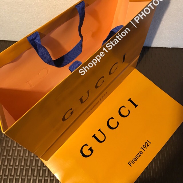 gucci paper bag for sale