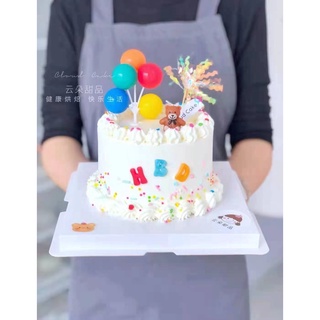 ✴☁﹉Cute Mini Bear Candle Korean Minimalist Cake Topper Cake Candle 【Bear Candle】C#022 #9