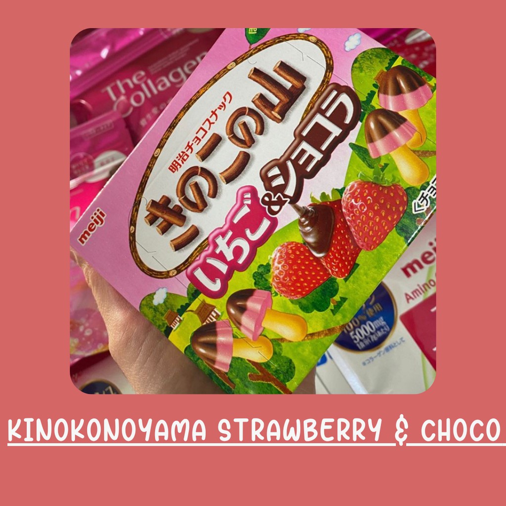 Kinokonoyama Strawberry Chocolate (Japan Snack) Shopee Philippines