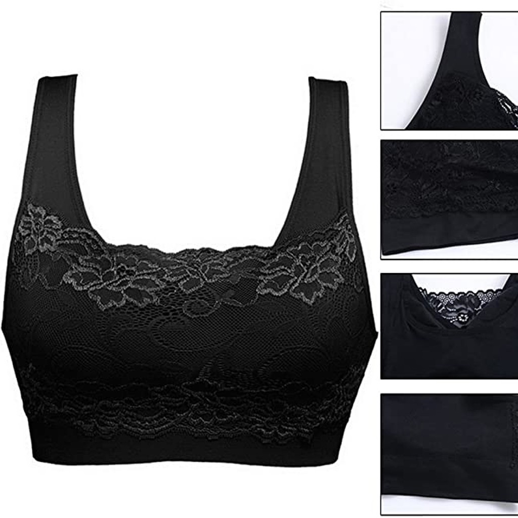 seamless lace bra