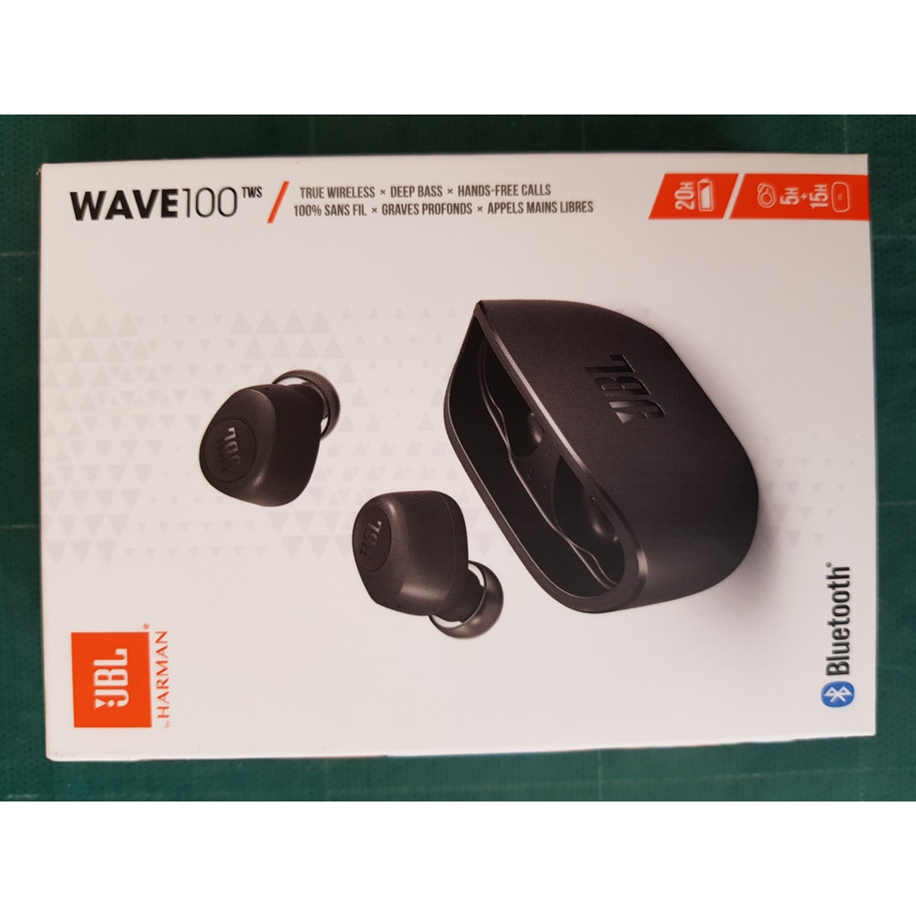 JBL WAVE 100 TWS True Wireless Earbuds -Black | Shopee Philippines