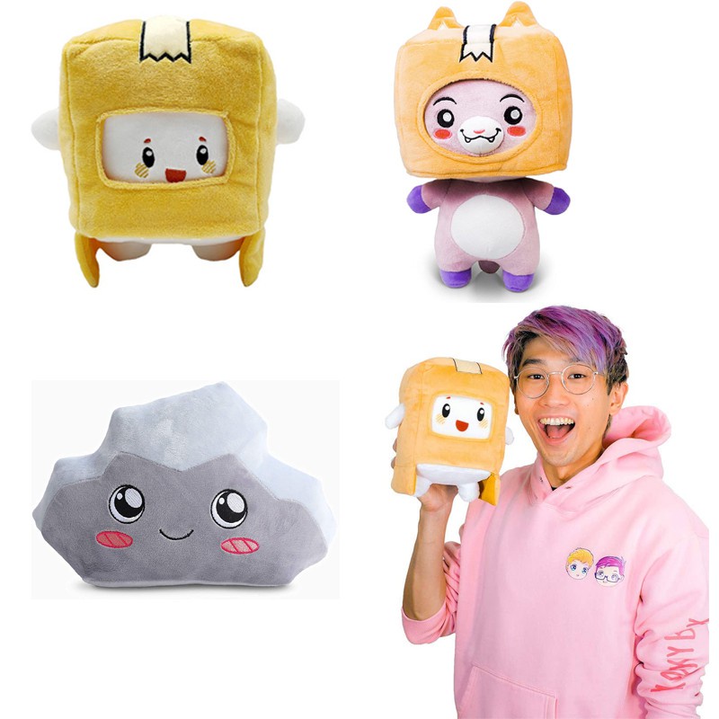 Stuffed Lankybox Plush Toy Removable Cartoon Robot Soft Toy Plush ...