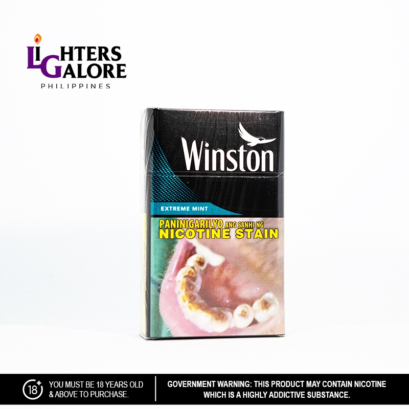 Lighters Galore WINSTON EXTREME MINT (PACK) Shopee Philippines