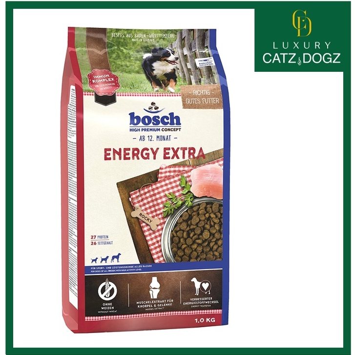 Bosch High Premium Concept Energy Extra Dry Dog Food 3kg Shopee