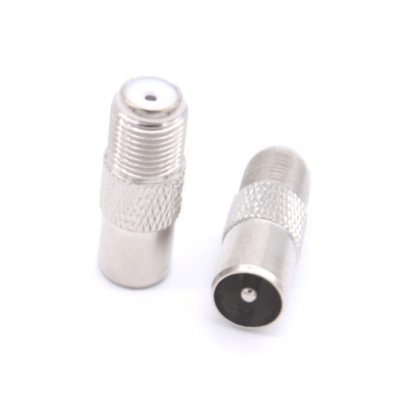 F Type Screw Connector Socket to RF Aerial Male Adapter RF Connectot MY ...