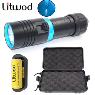 Underwater 60M 3*CREE XML T6 5000LM LED 26650 Diving Flashlight Torch IPX8 Lamp