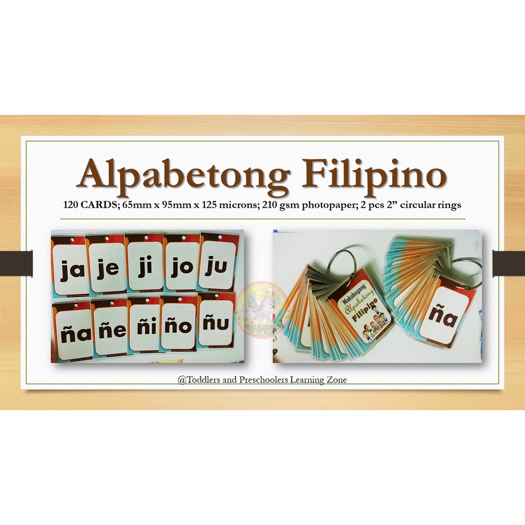 Makabagong Alpabetong Filipino ABAKADA Flashcards | 120 Cards / ATM Or ...