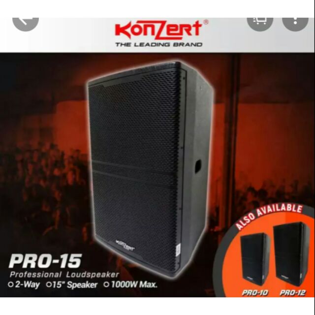konzert speaker 15 price