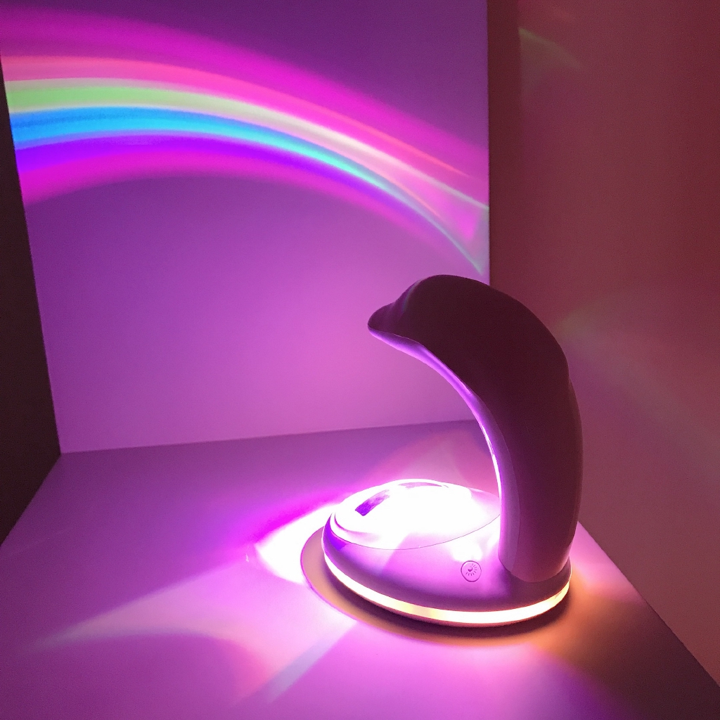 Upgrade Section Rechargeable Rainbow Light Projection Lamp Dream Bedside Lamp Led Shopee Philippines