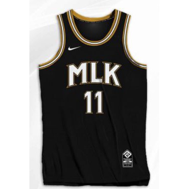 NBA MLK ATLANTA HAWKS TRAE YOUNG 2020-2021 CITY EDITION FULL SUBLIMATED ...