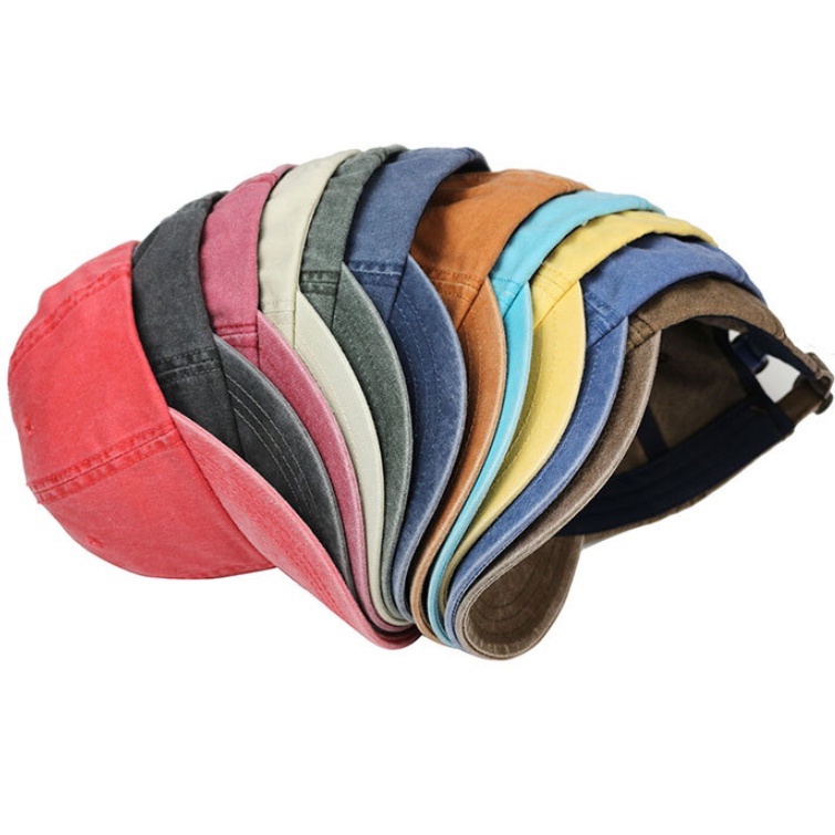 NIUZM0 Wiz Khalifa Style Washing Baseball Hat Painful Denim Cotton Fashion Hat Adjustable Neutral Style Boutique