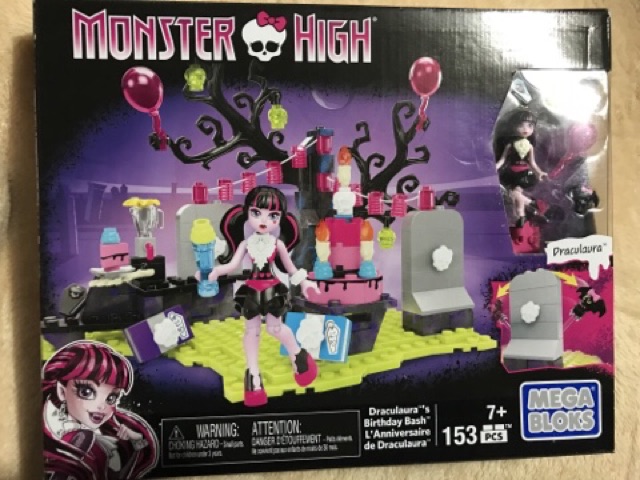 Mega Bloks Monster High Draculaura S Birthday Party Set Shopee Philippines