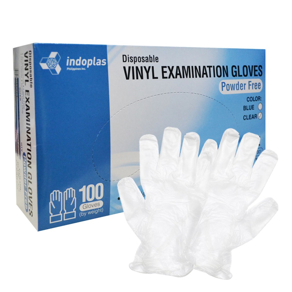 vinyl examination gloves