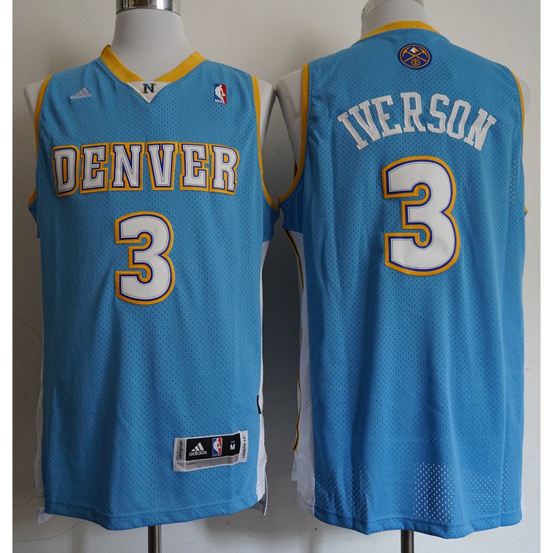 allen iverson denver nuggets jersey