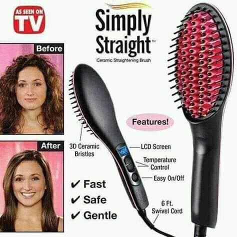 digital straightening brush