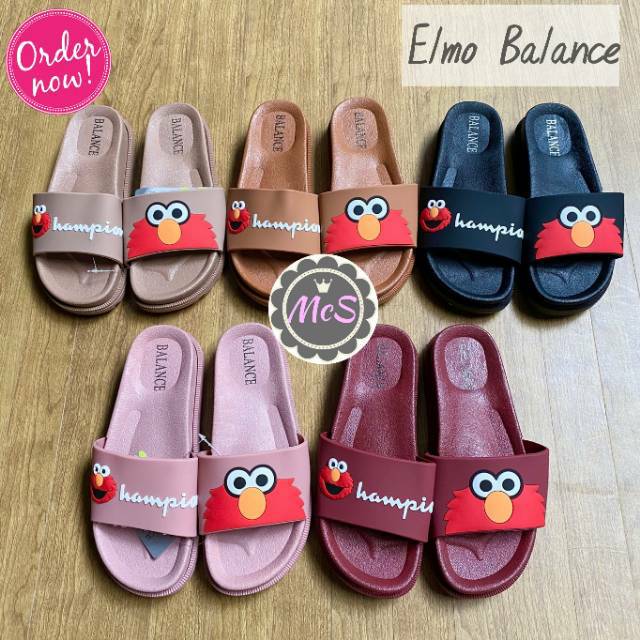sandal balance elmo