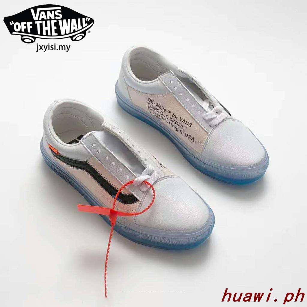 vans off white transparent