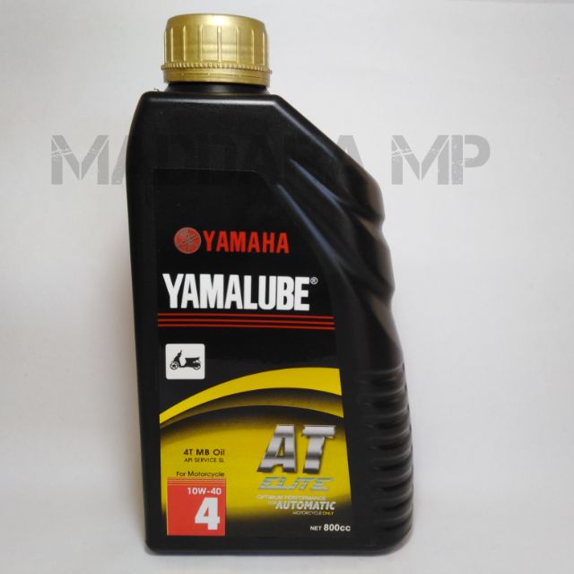 Original Yamaha Oil Automatic Elite 10w 40 800ml Yamalube Shopee