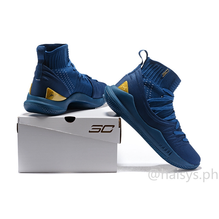 curry 5s blue