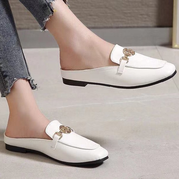 Fashion shoes for women korean flat loafer shoes | Shopee Philippines