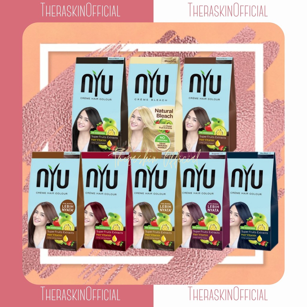 Nyu HAIR Color CREME | Hair Color | Nyu Hair Polish | Shopee Philippines