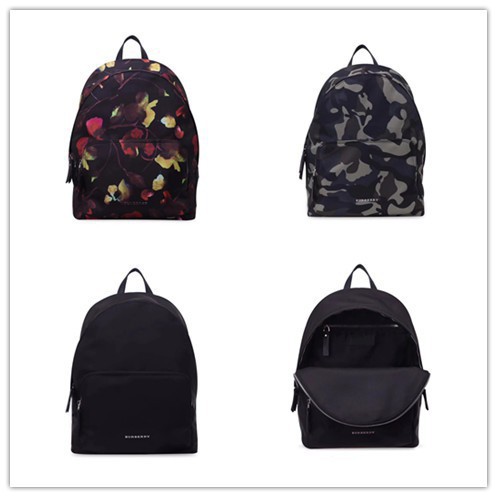 Burberry Burberry Men And Women Backpack Imported Water Repellent Nylon Zipper Portable Backpack 39 29 5 15 5cm Shopee Philippines