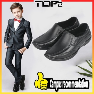 [TOP2] SHUTA Kids black shoes to school for boys rubber light weight