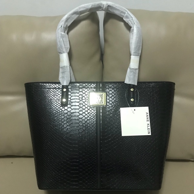 anne klein black tote